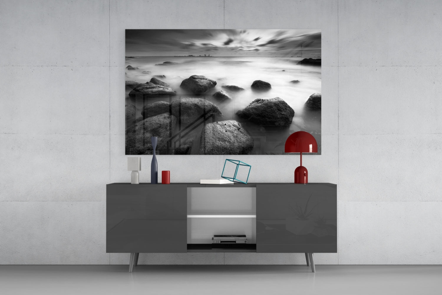 Insigneart USA Insigneart USA Cliffs Glass Wall Art