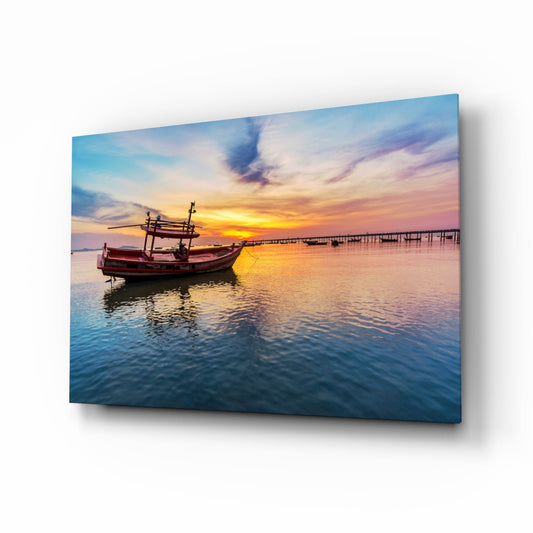 Insigneart USA Insigneart USA Boat Glass Wall Art