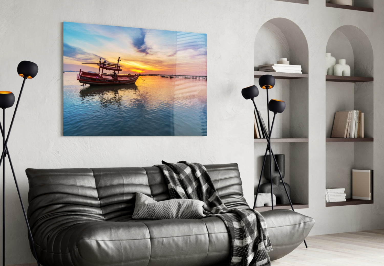 Insigneart USA Insigneart USA Boat Glass Wall Art