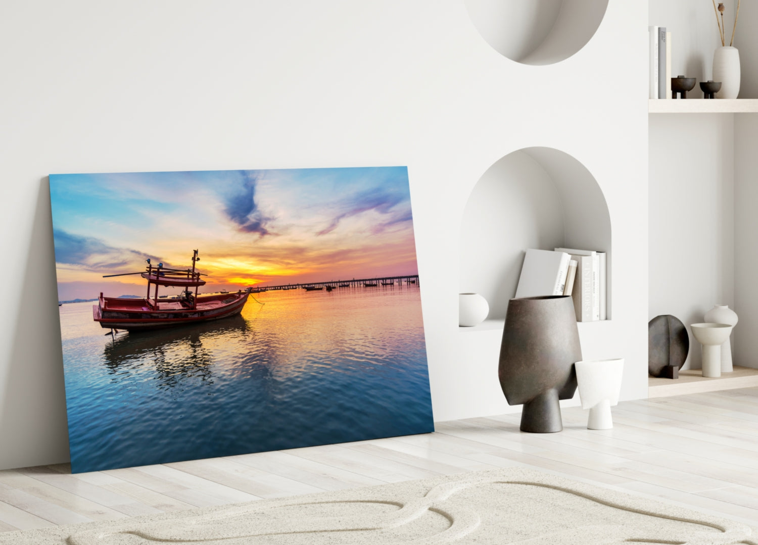 Insigneart USA Insigneart USA Boat Glass Wall Art
