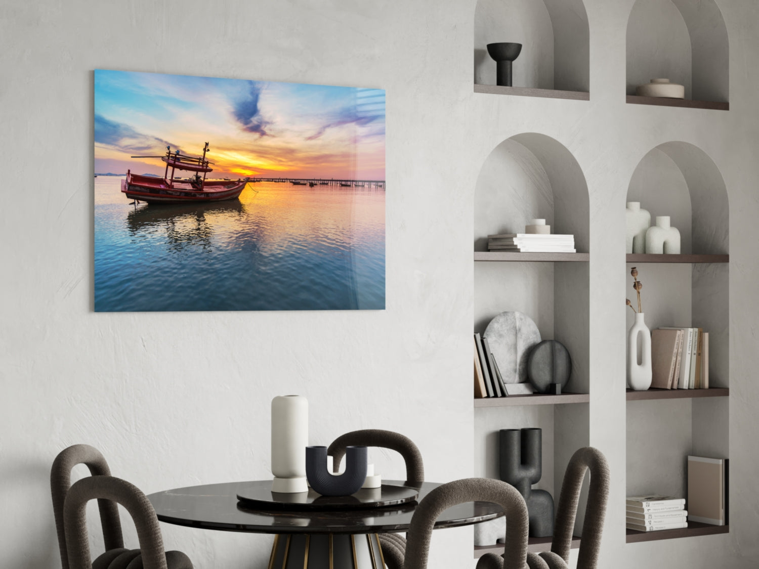 Insigneart USA Insigneart USA Boat Glass Wall Art