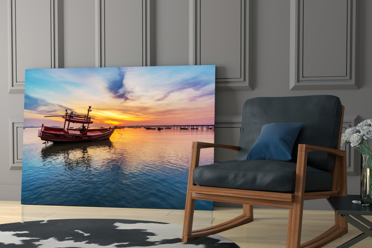Insigneart USA Insigneart USA Boat Glass Wall Art
