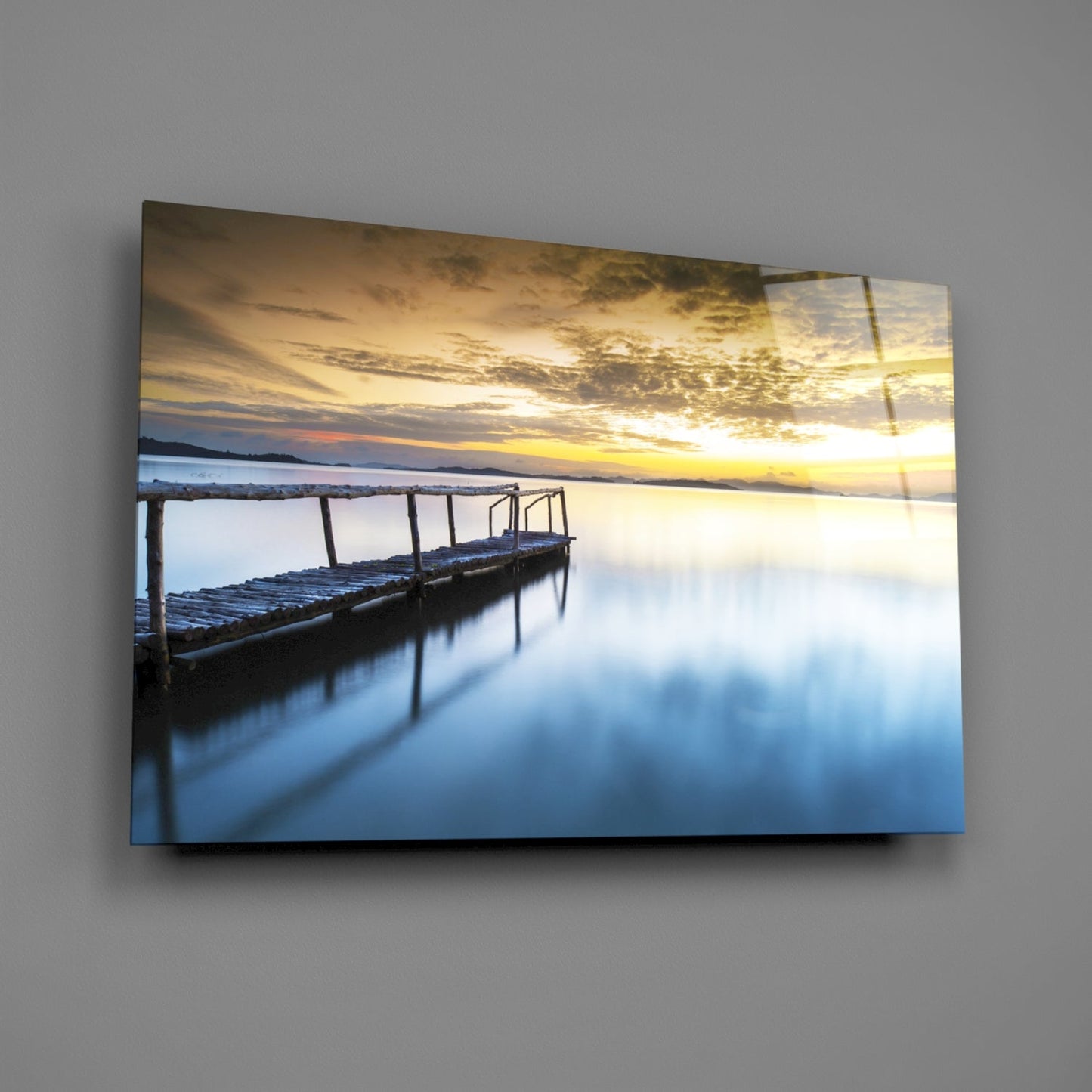 Insigneart USA Insigneart USA Sunset on the Beach Glass Wall Art