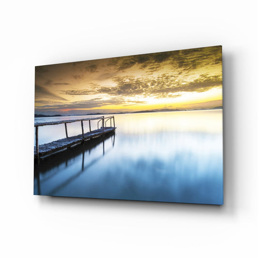 Insigneart USA Insigneart USA Sunset on the Beach Glass Wall Art