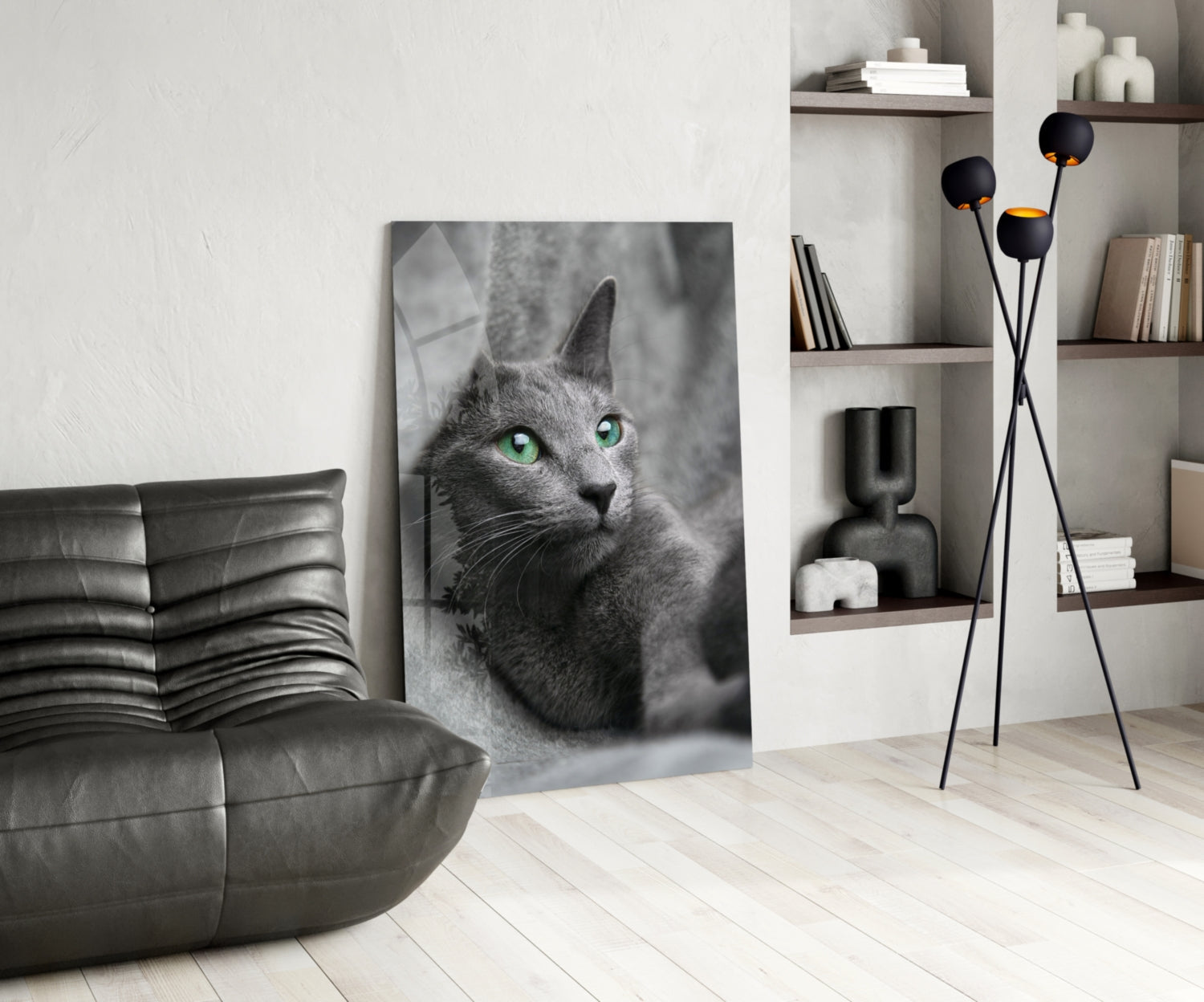 Insigneart USA Insigneart USA Cat Glass Wall Art