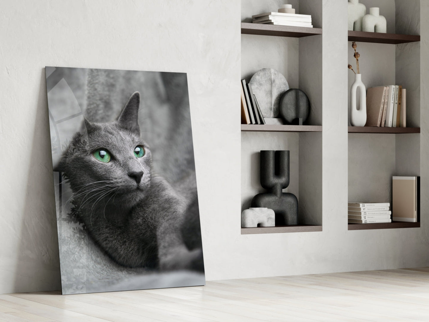 Insigneart USA Insigneart USA Cat Glass Wall Art