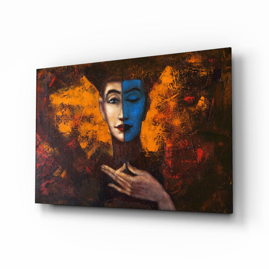Insigneart USA Insigneart USA Abstract Woman Portrait Glass Wall Art