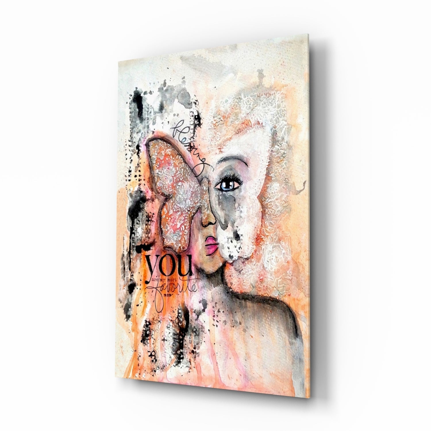 Insigneart USA Insigneart USA Abstract Woman Glass Wall Art