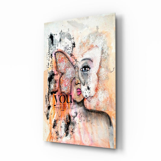Insigneart USA Insigneart USA Abstract Woman Glass Wall Art