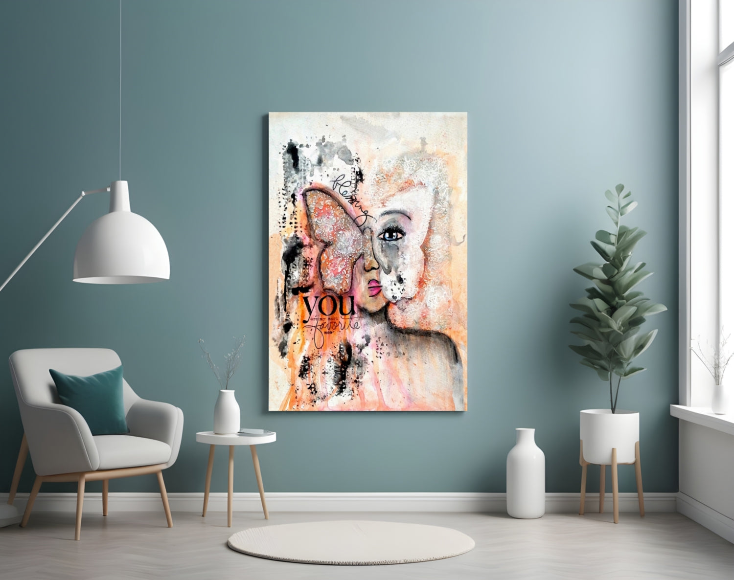 Insigneart USA Insigneart USA Abstract Woman Glass Wall Art