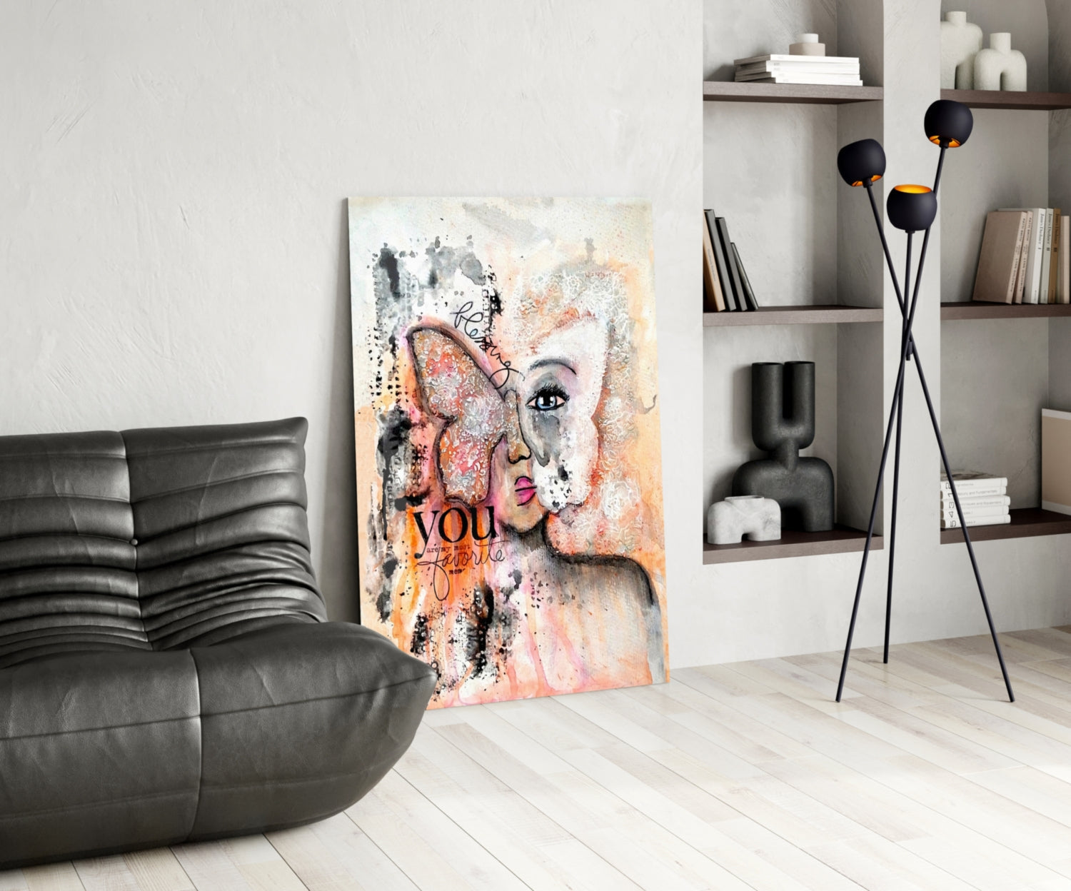 Insigneart USA Insigneart USA Abstract Woman Glass Wall Art