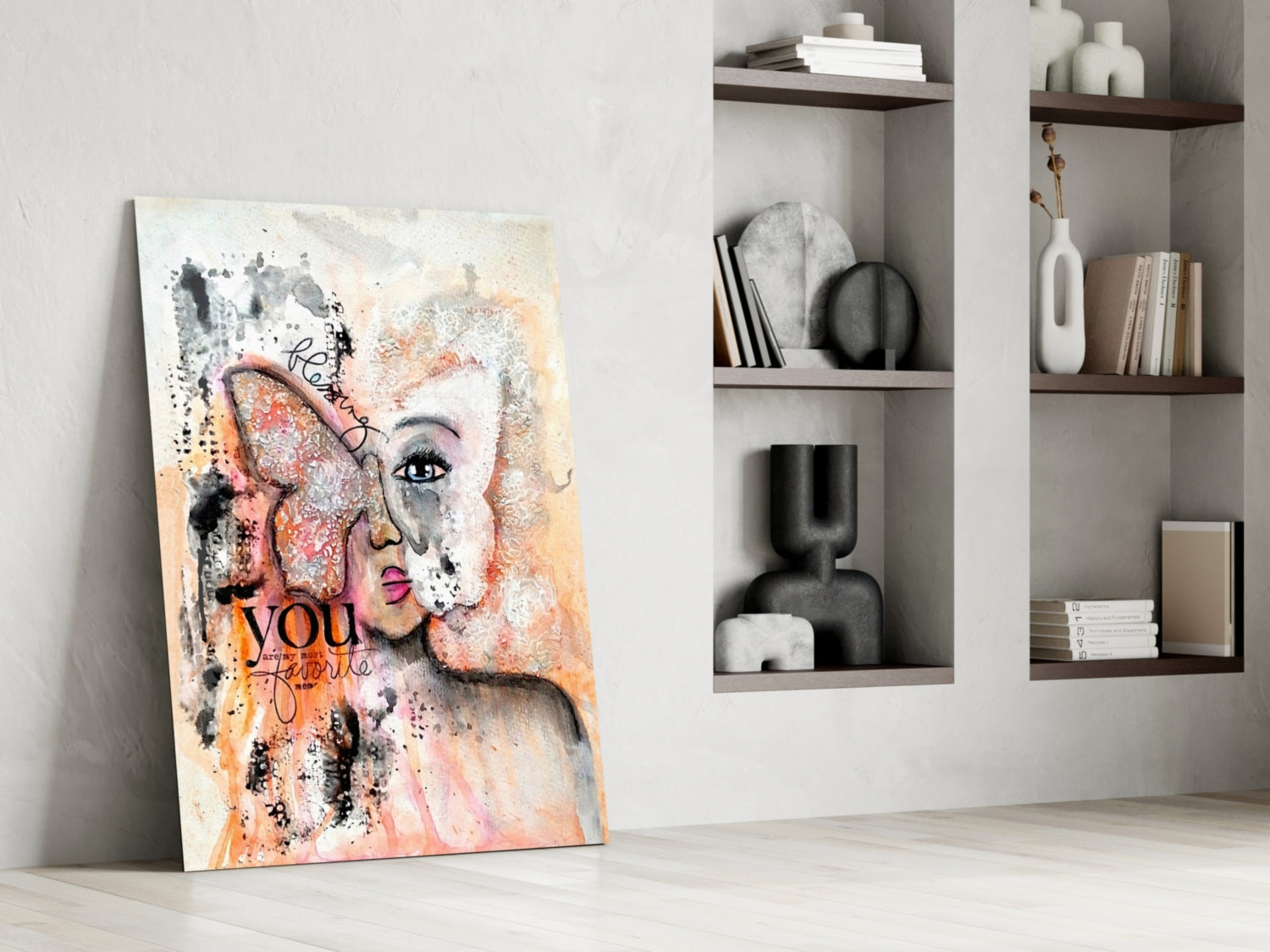 Insigneart USA Insigneart USA Abstract Woman Glass Wall Art