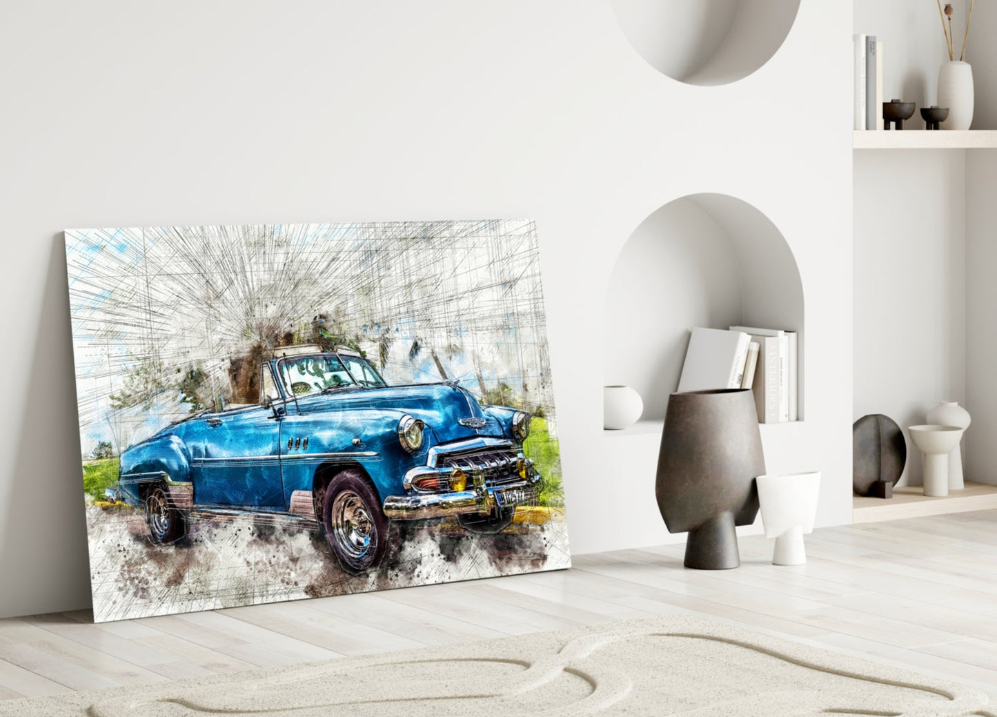 Insigneart USA Insigneart USA Classic Chevrolet Glass Wall Art