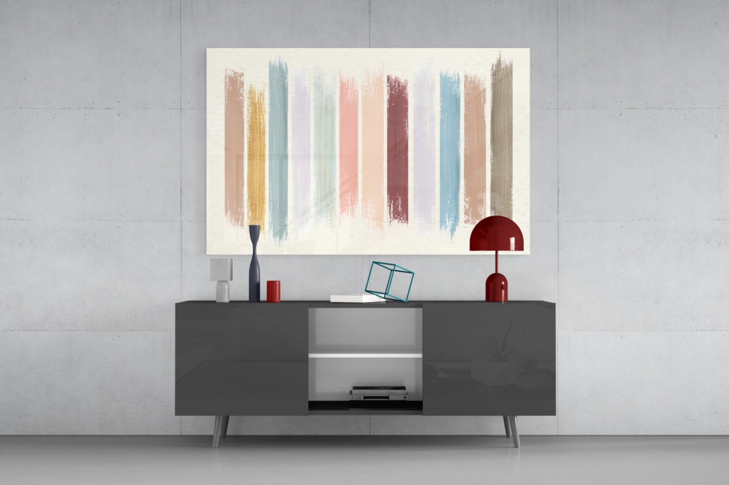 Insigneart USA Insigneart USA Colored Lines Glass Wall Art