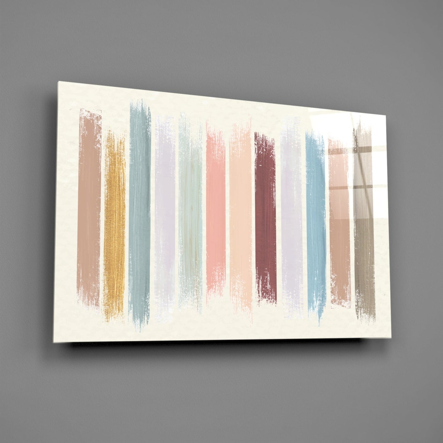 Insigneart USA Insigneart USA Colored Lines Glass Wall Art