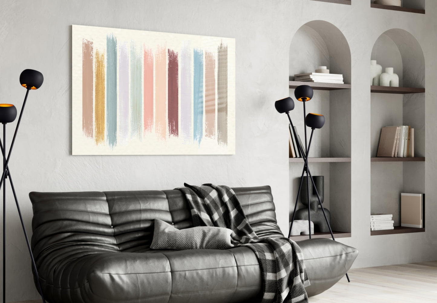 Insigneart USA Insigneart USA Colored Lines Glass Wall Art