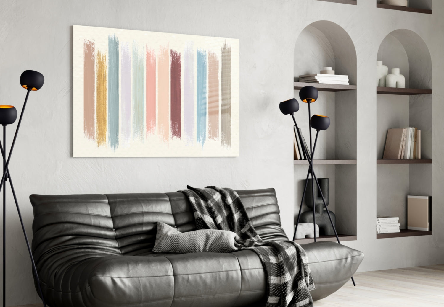 Insigneart USA Insigneart USA Colored Lines Glass Wall Art