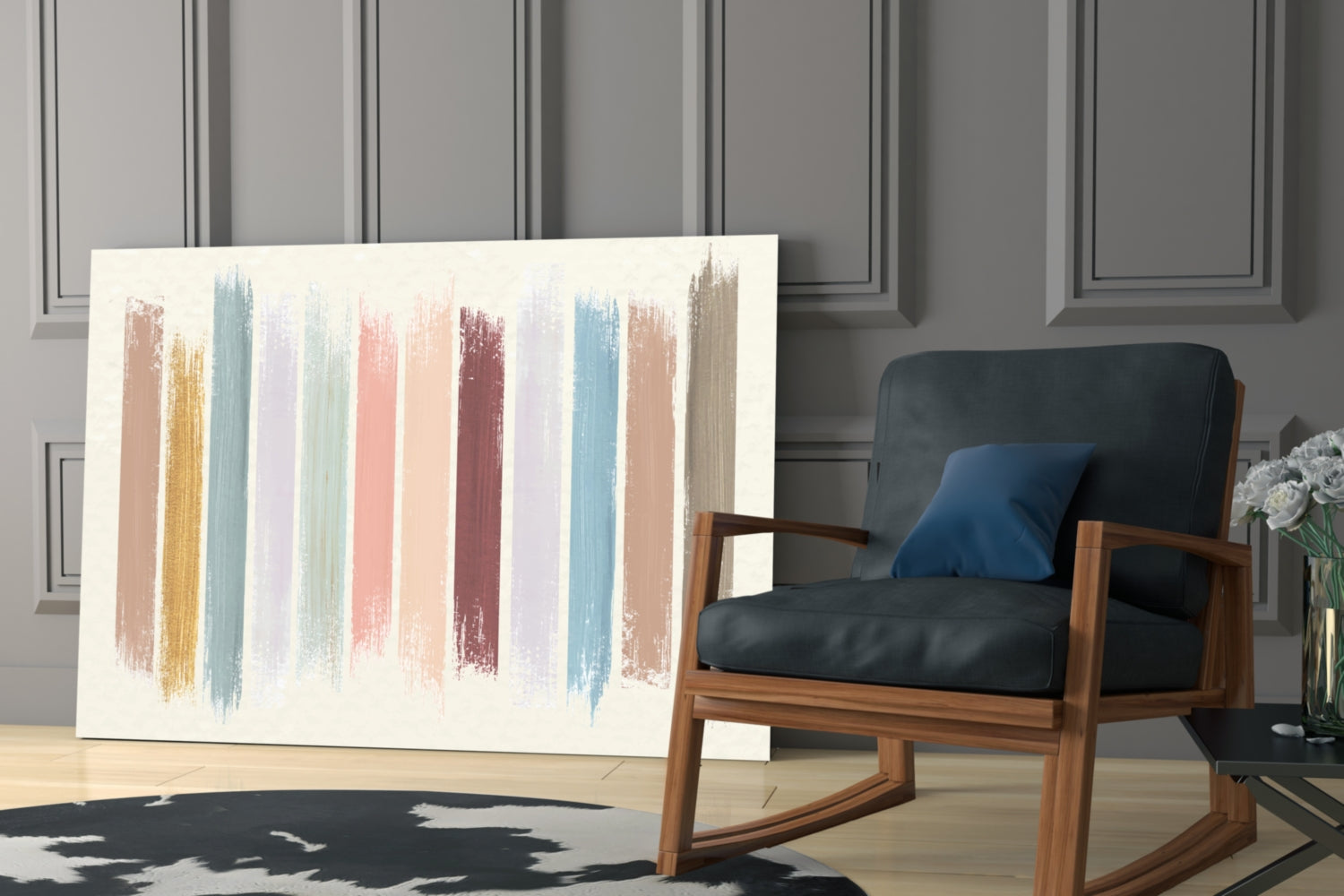 Insigneart USA Insigneart USA Colored Lines Glass Wall Art