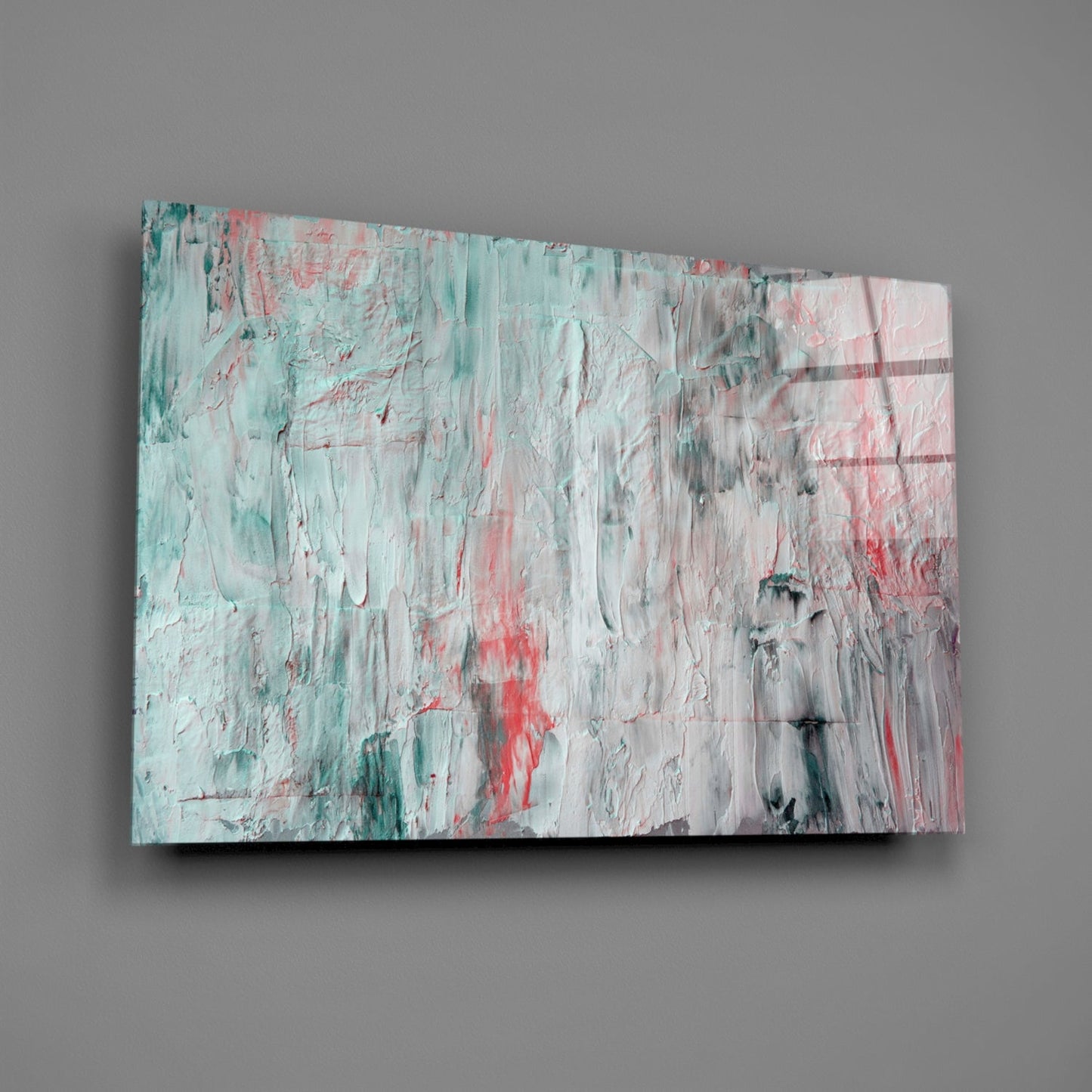 Insigneart USA Insigneart USA Oil Art Effect Abstract Pattern Glass Wall Art