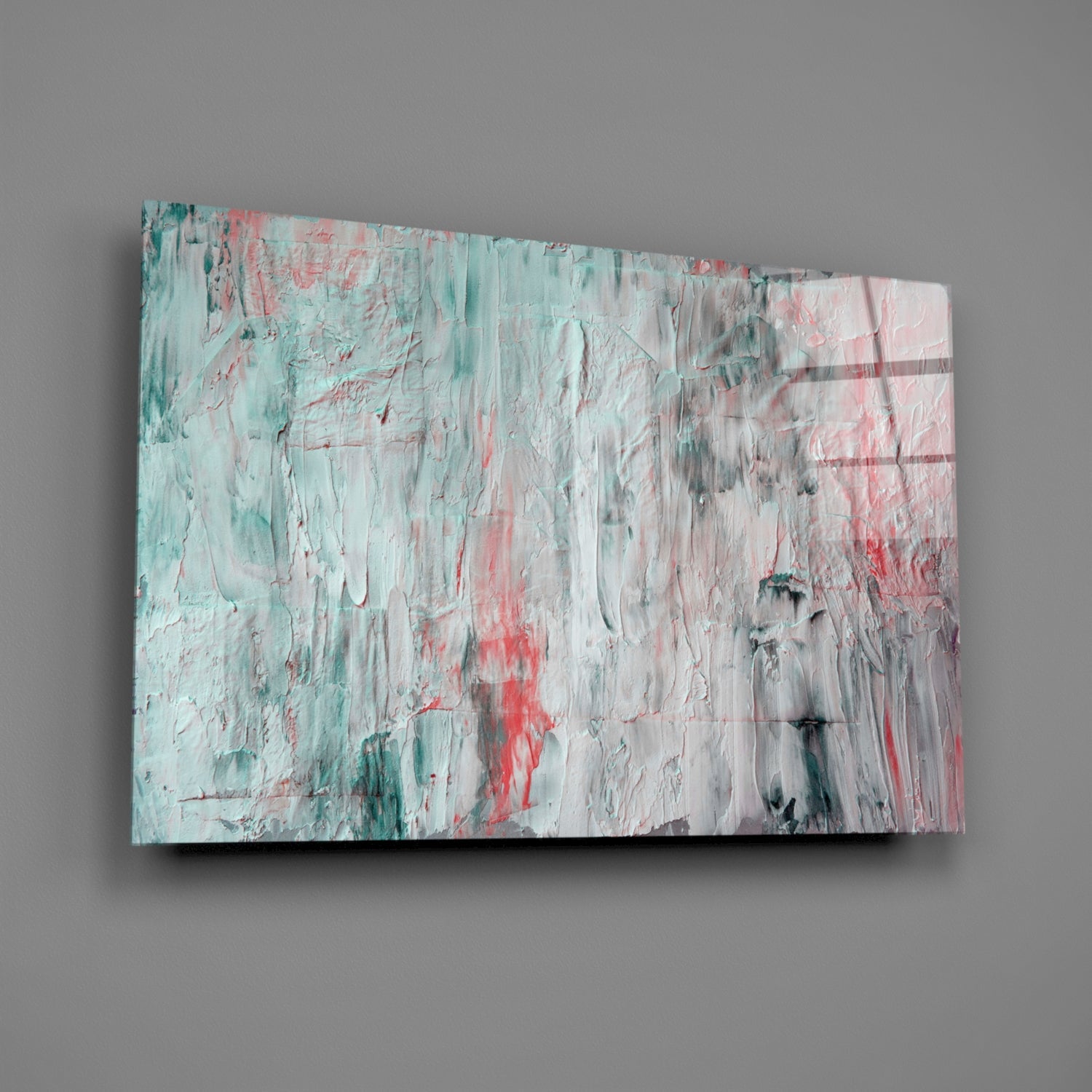 Insigneart USA Insigneart USA Oil Art Effect Abstract Pattern Glass Wall Art