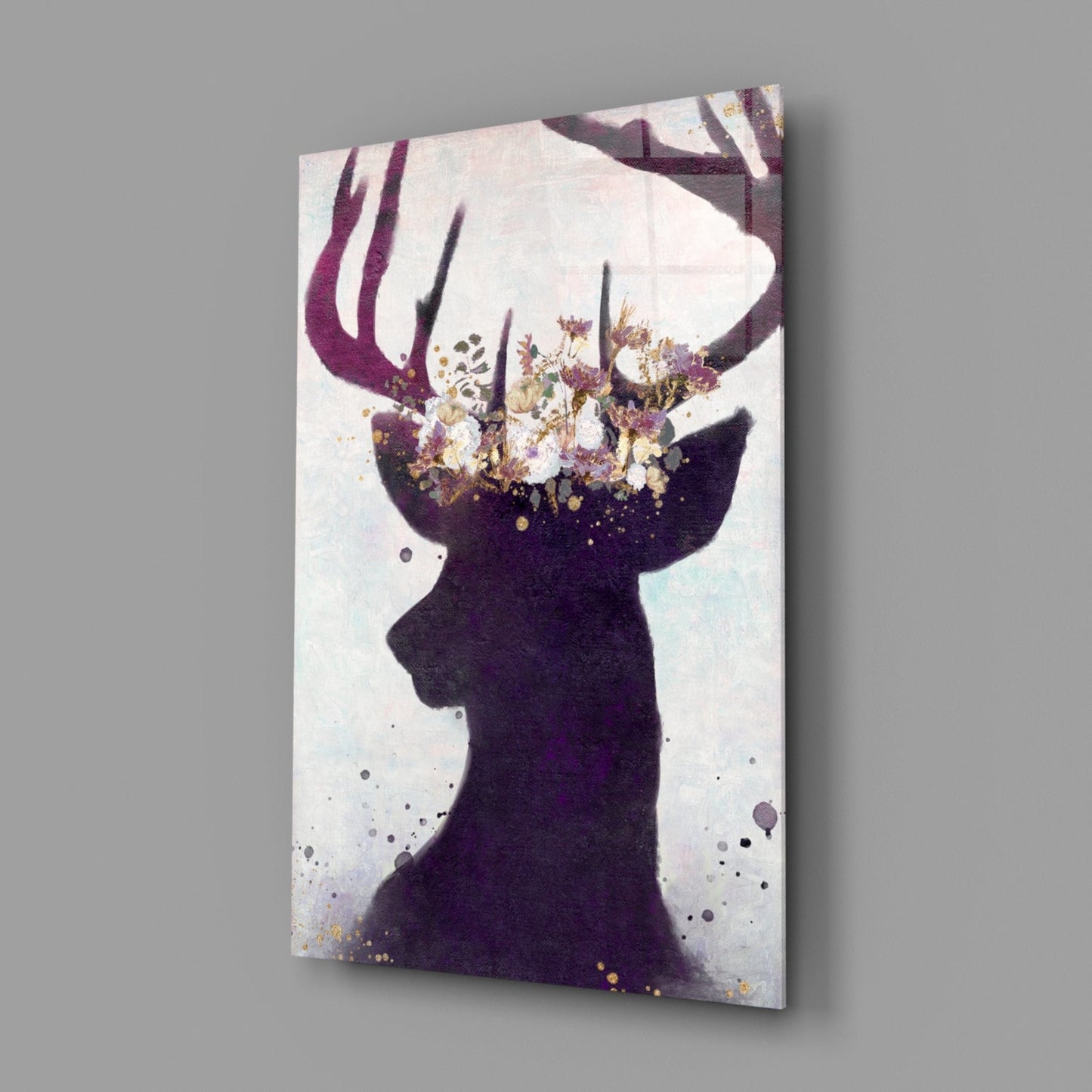 Insigneart USA Insigneart USA Deer Glass Wall Art