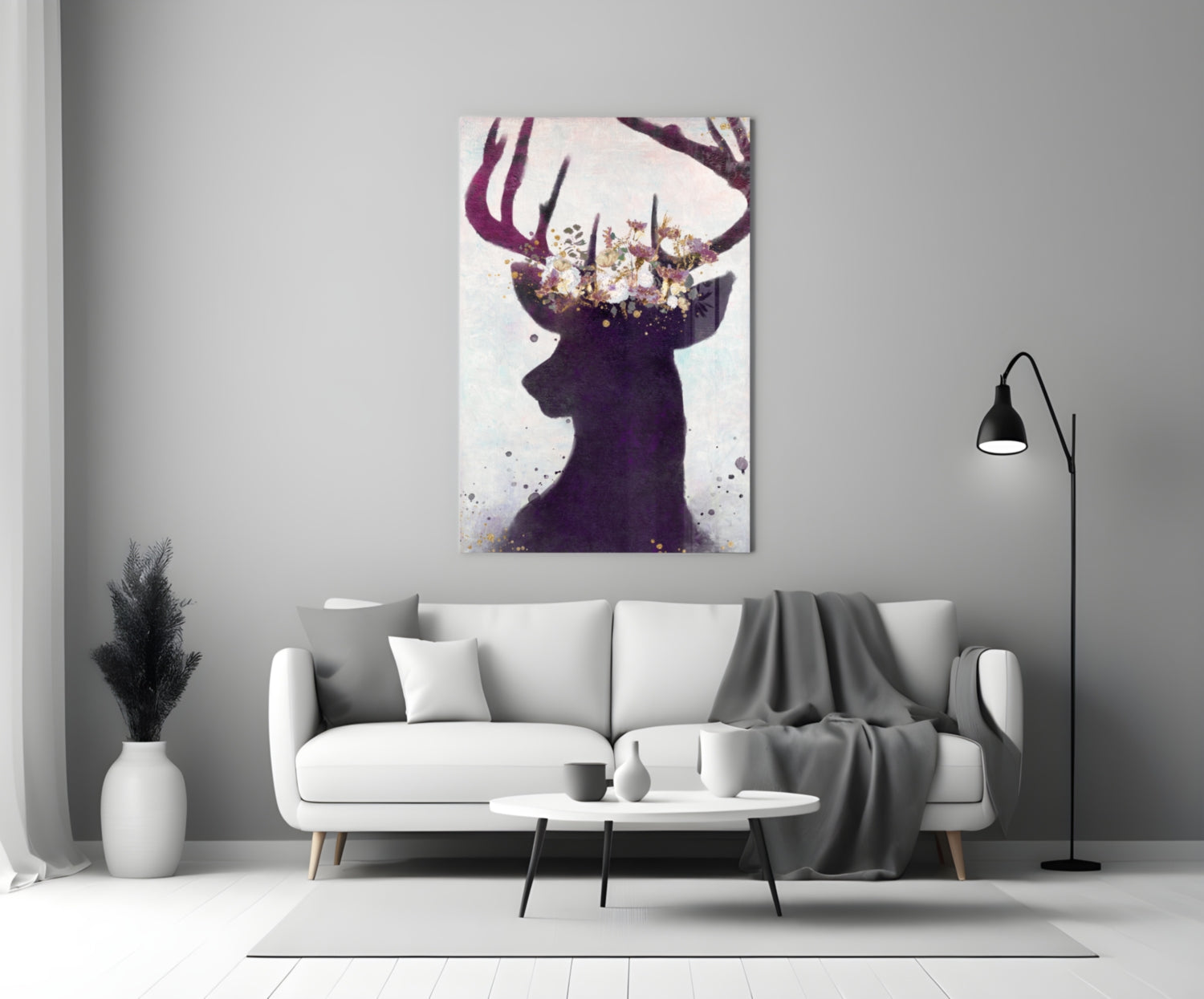 Insigneart USA Insigneart USA Deer Glass Wall Art