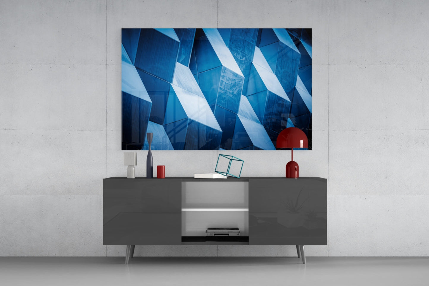 Insigneart USA Insigneart USA Architectural Geometric Shapes Glass Wall Art