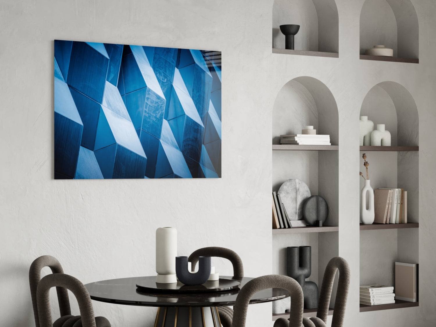 Insigneart USA Insigneart USA Architectural Geometric Shapes Glass Wall Art