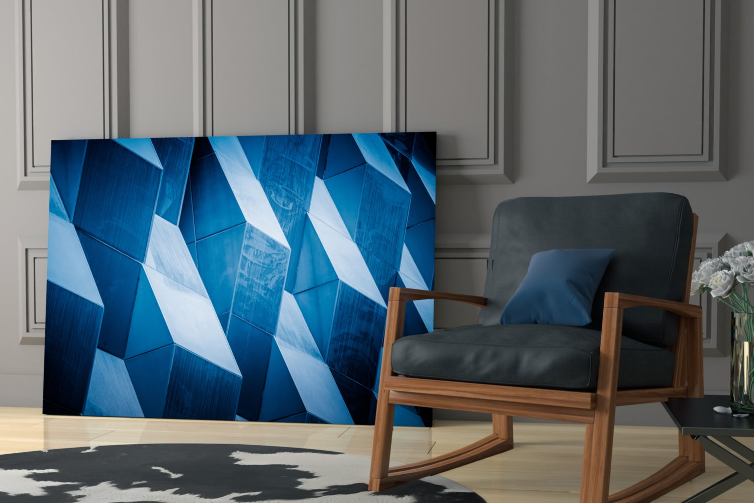 Insigneart USA Insigneart USA Architectural Geometric Shapes Glass Wall Art