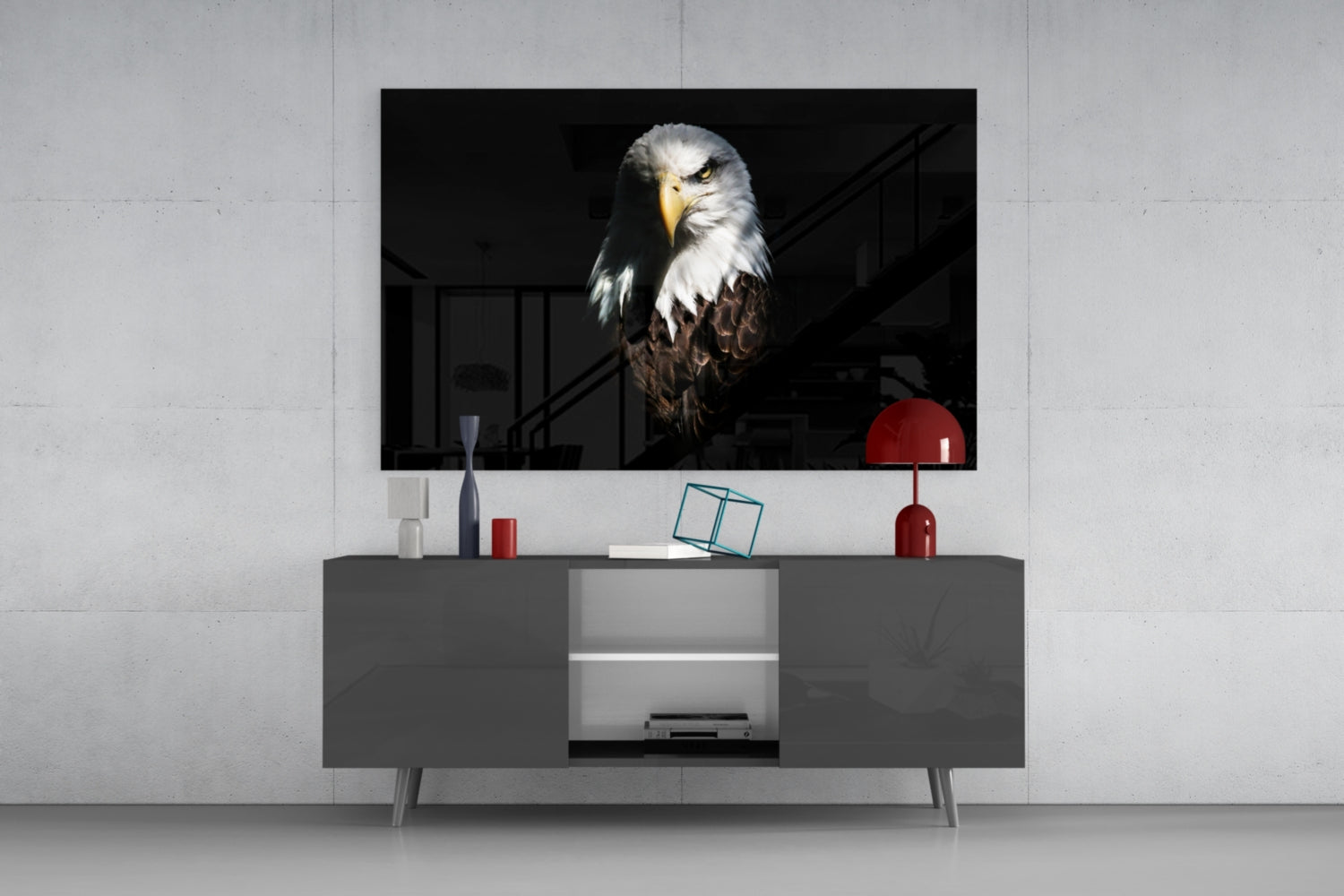 Insigneart USA Insigneart USA Eagle Glass Wall Art