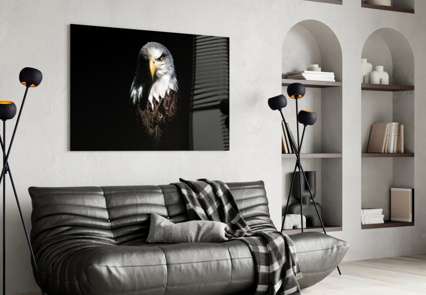 Insigneart USA Insigneart USA Eagle Glass Wall Art