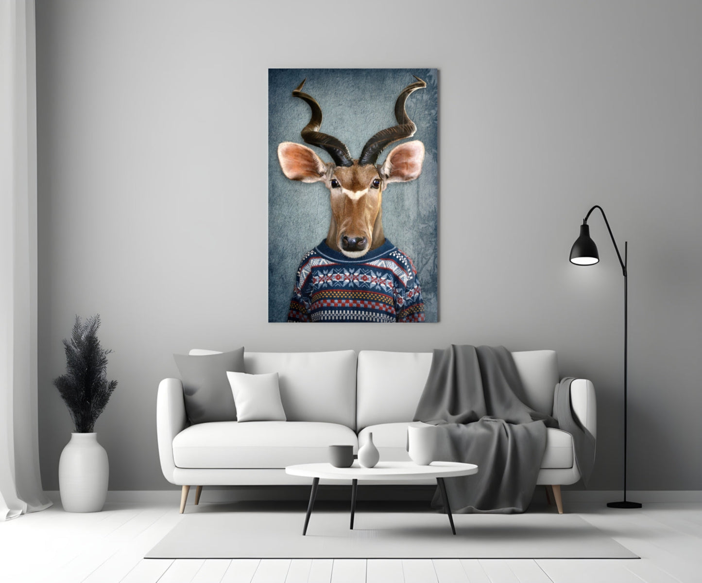 Insigneart USA Insigneart USA Deer Head Glass Wall Art