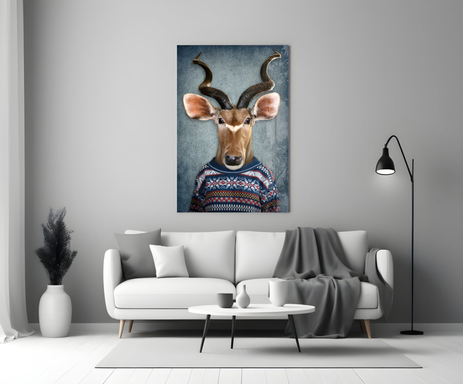 Insigneart USA Insigneart USA Deer Head Glass Wall Art