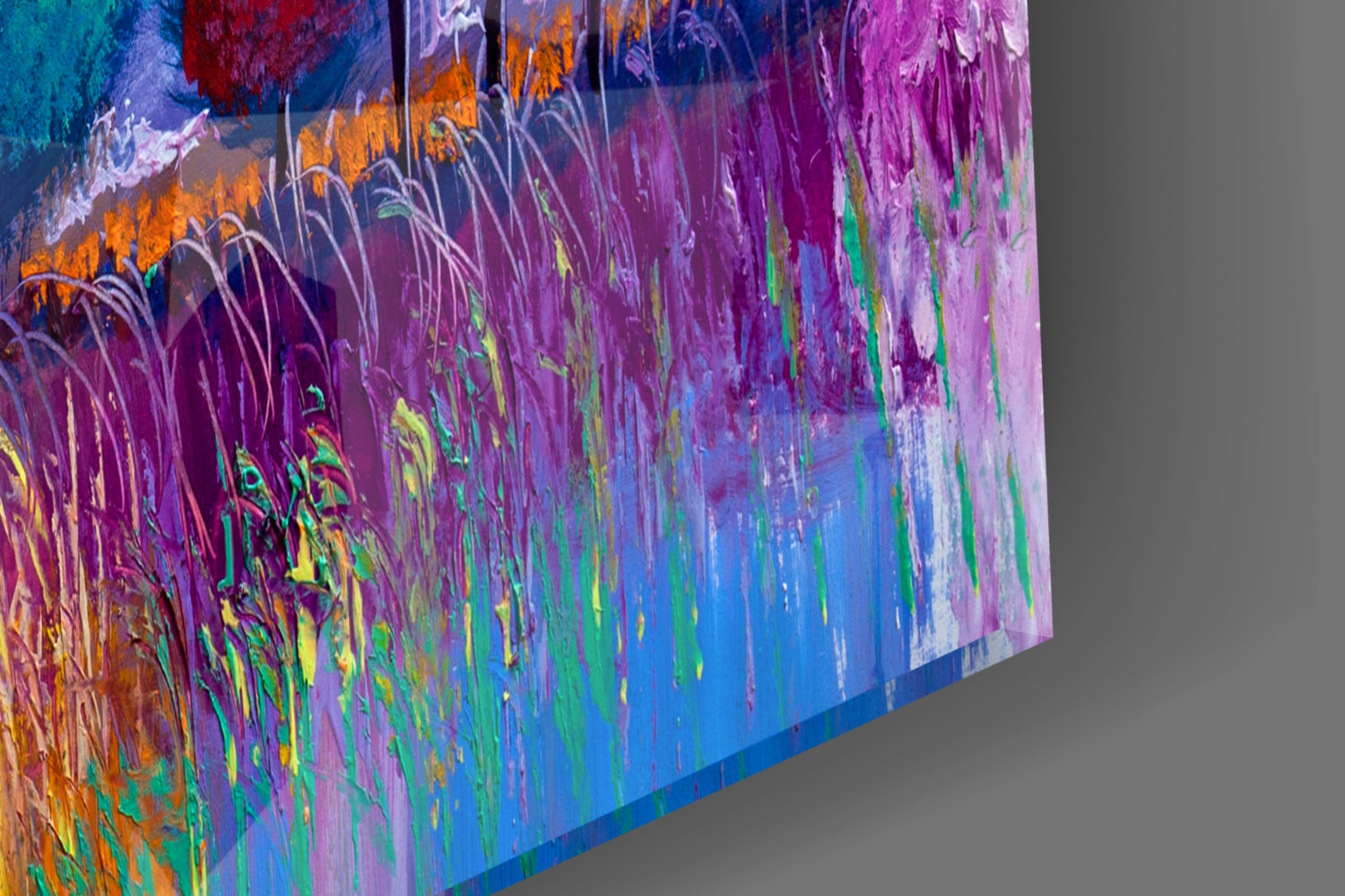 Insigneart USA Insigneart USA Colorful Trees Glass Wall Art