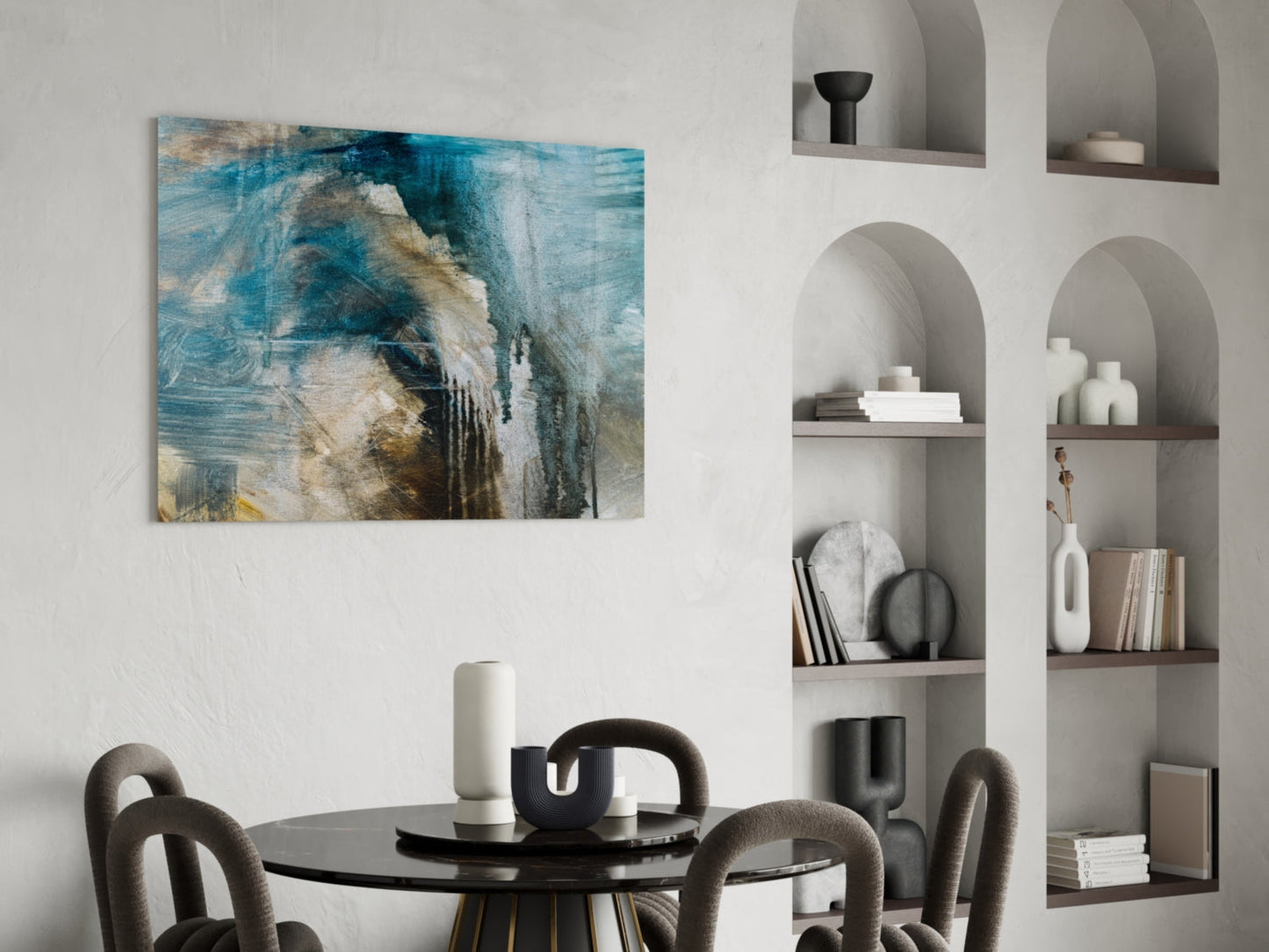 Insigneart USA Insigneart USA Abstract Colors Glass Wall Art