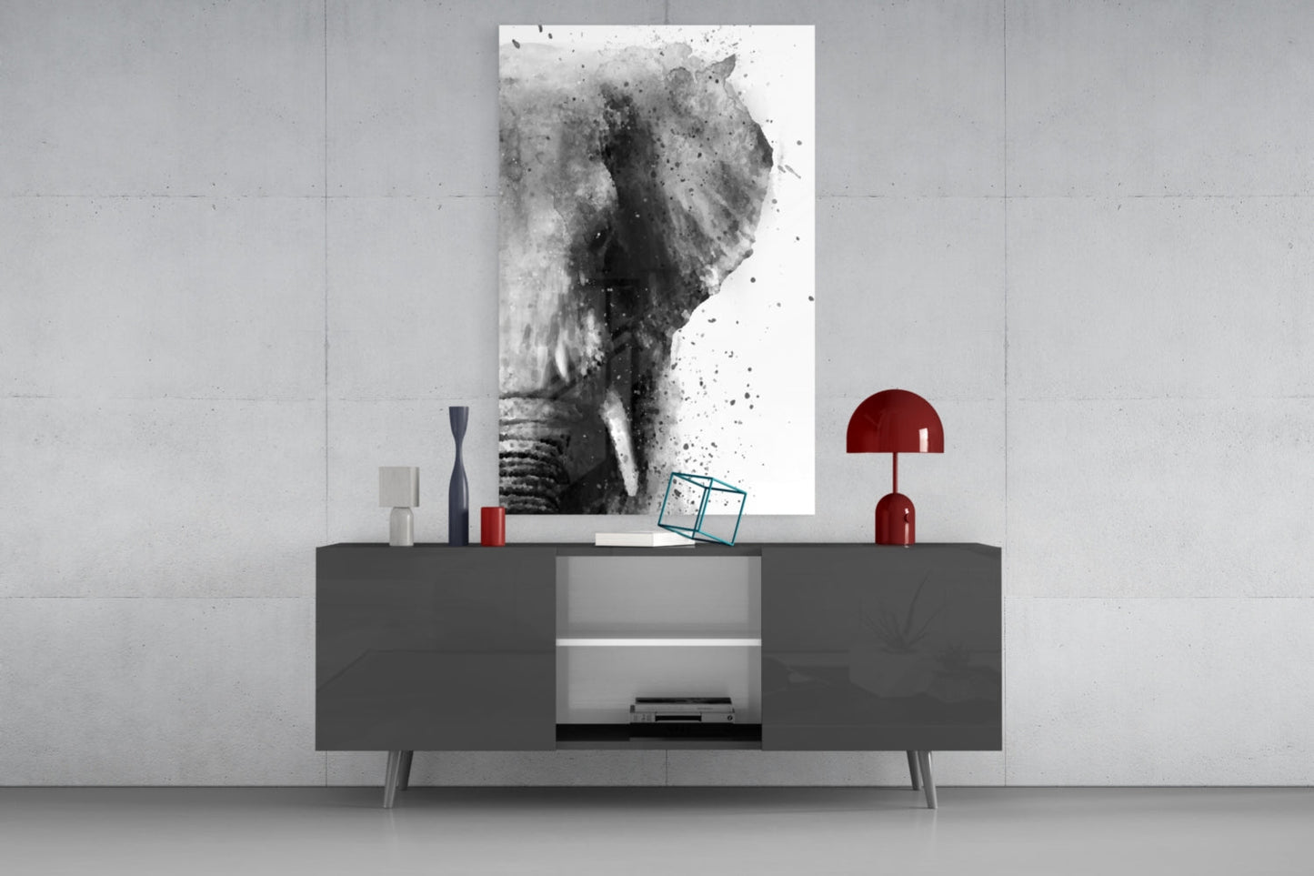 Insigneart USA Insigneart USA Elephant Glass Wall Art