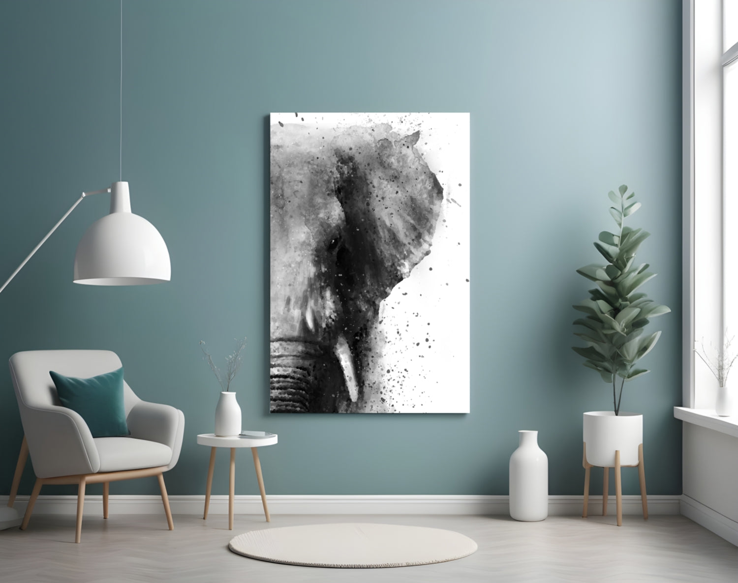 Insigneart USA Insigneart USA Elephant Glass Wall Art