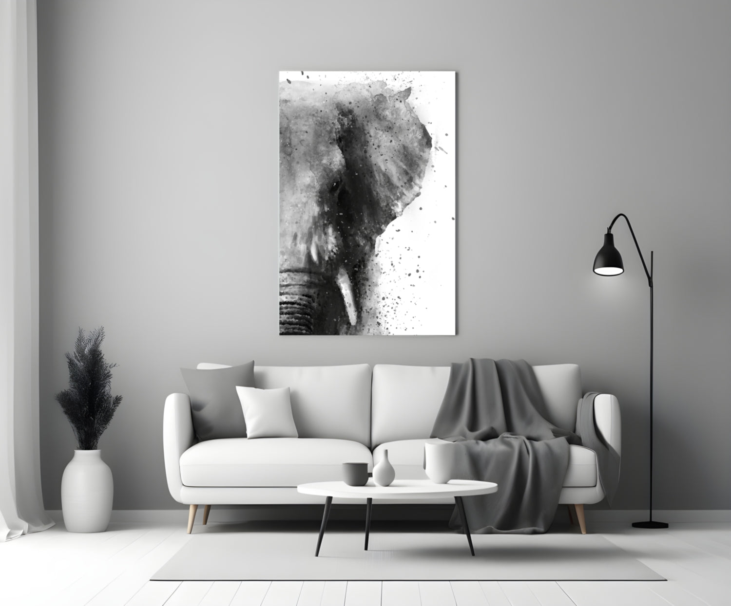 Insigneart USA Insigneart USA Elephant Glass Wall Art