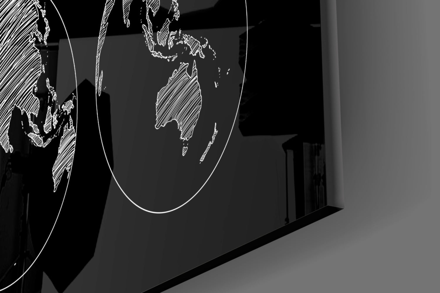 Insigneart USA Insigneart USA Continents Glass Wall Art