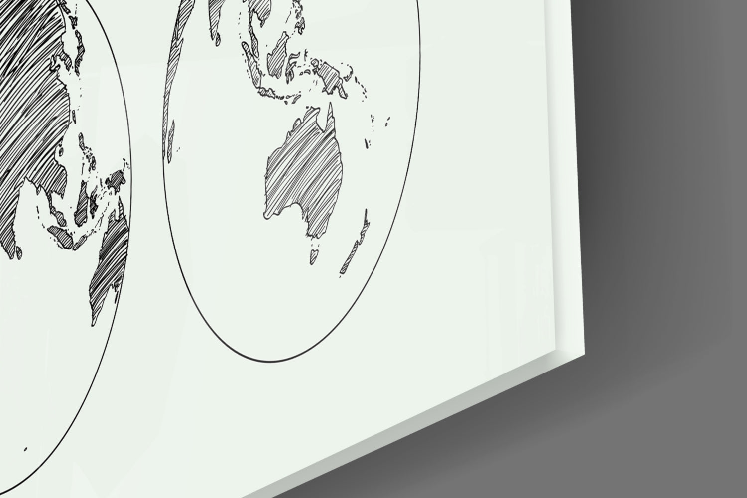 Insigneart USA Insigneart USA Continents Glass Wall Art