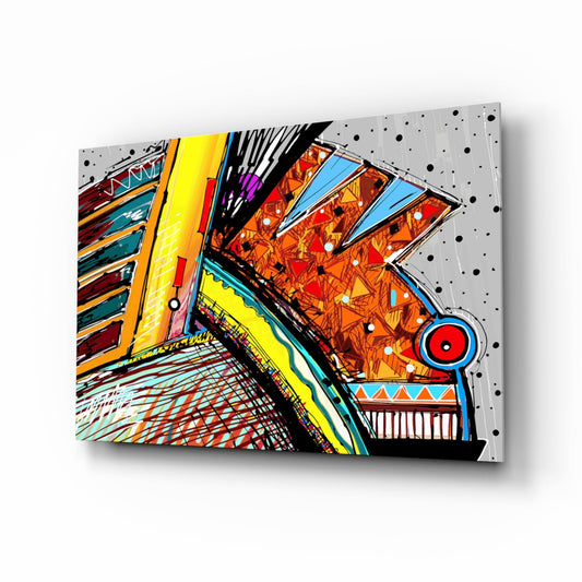Insigneart USA Insigneart USA Abstract Chameleon Glass Wall Art