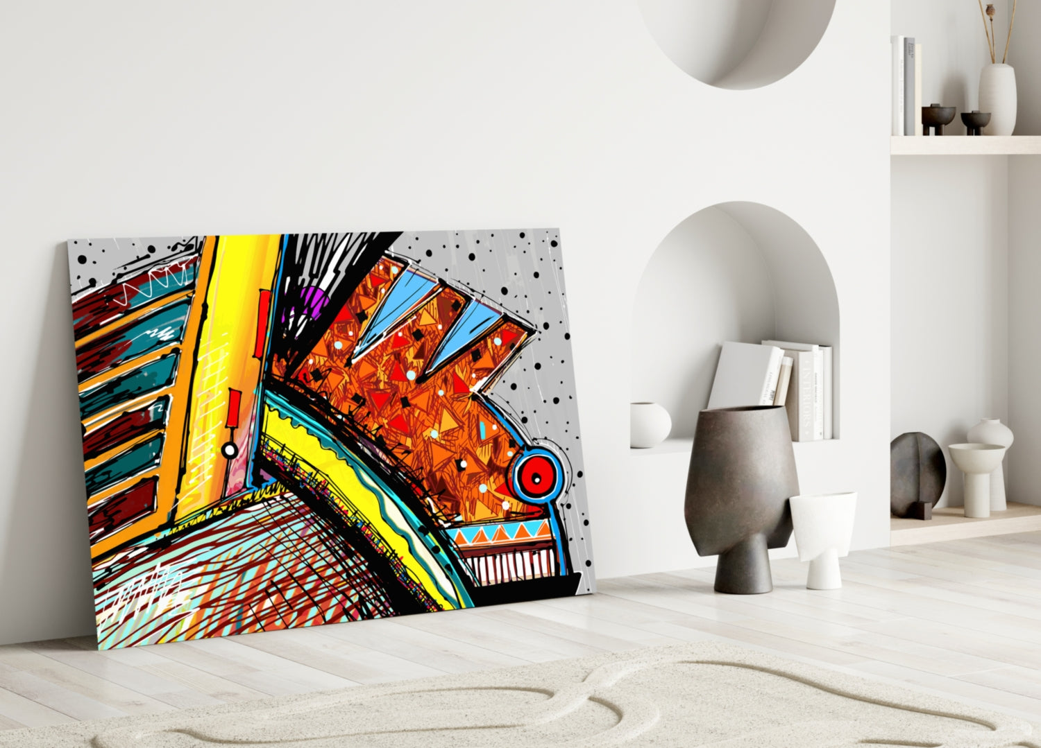 Insigneart USA Insigneart USA Abstract Chameleon Glass Wall Art