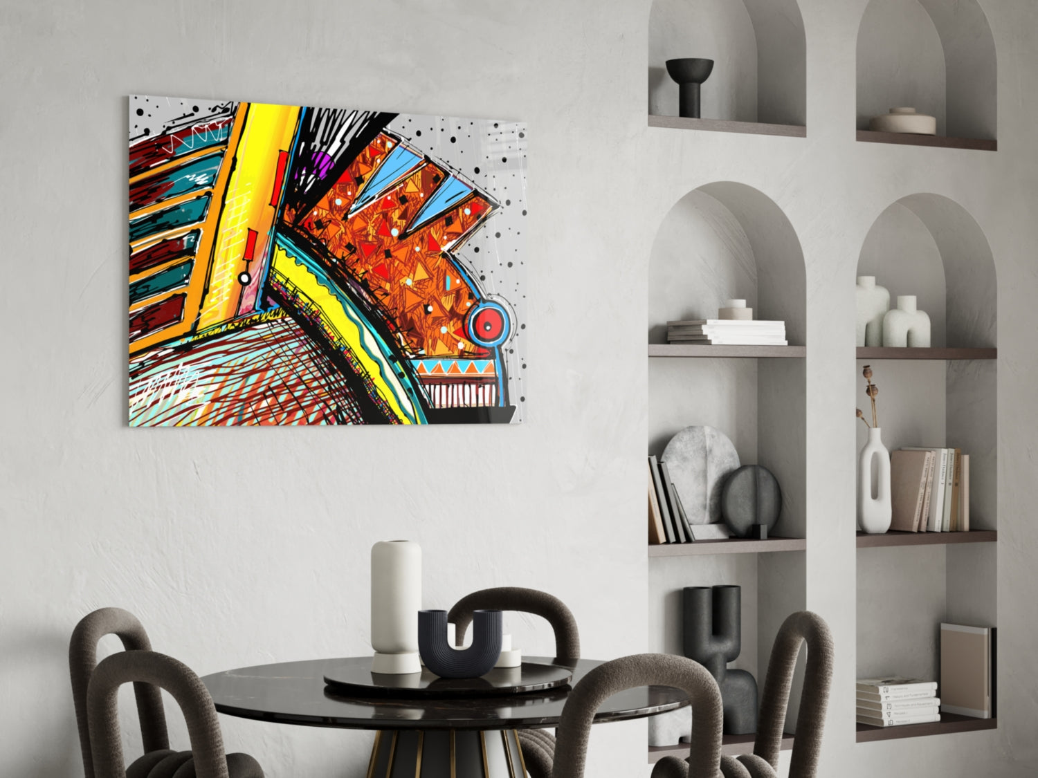 Insigneart USA Insigneart USA Abstract Chameleon Glass Wall Art