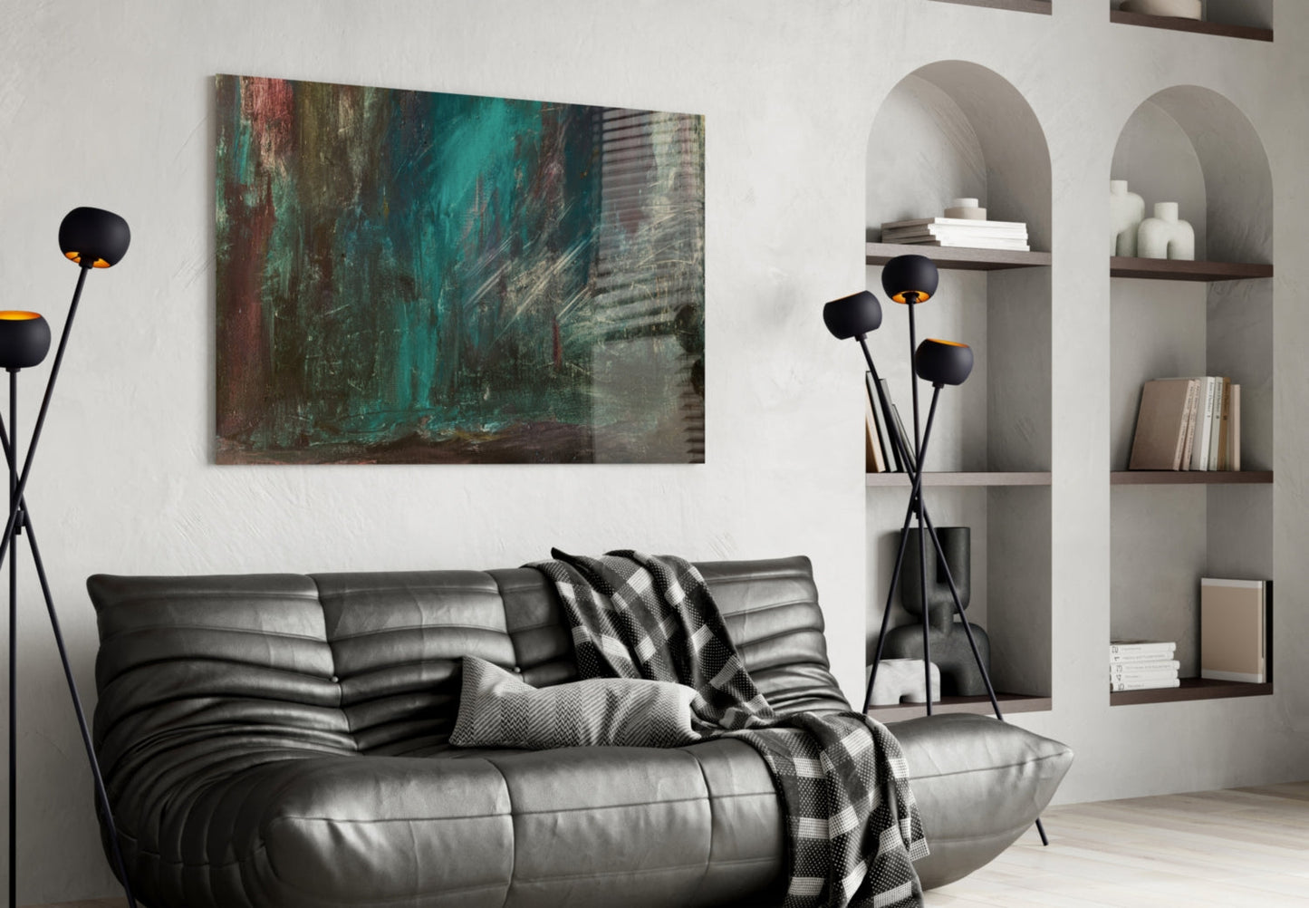 Insigneart USA Insigneart USA Abstract Colors Glass Wall Art