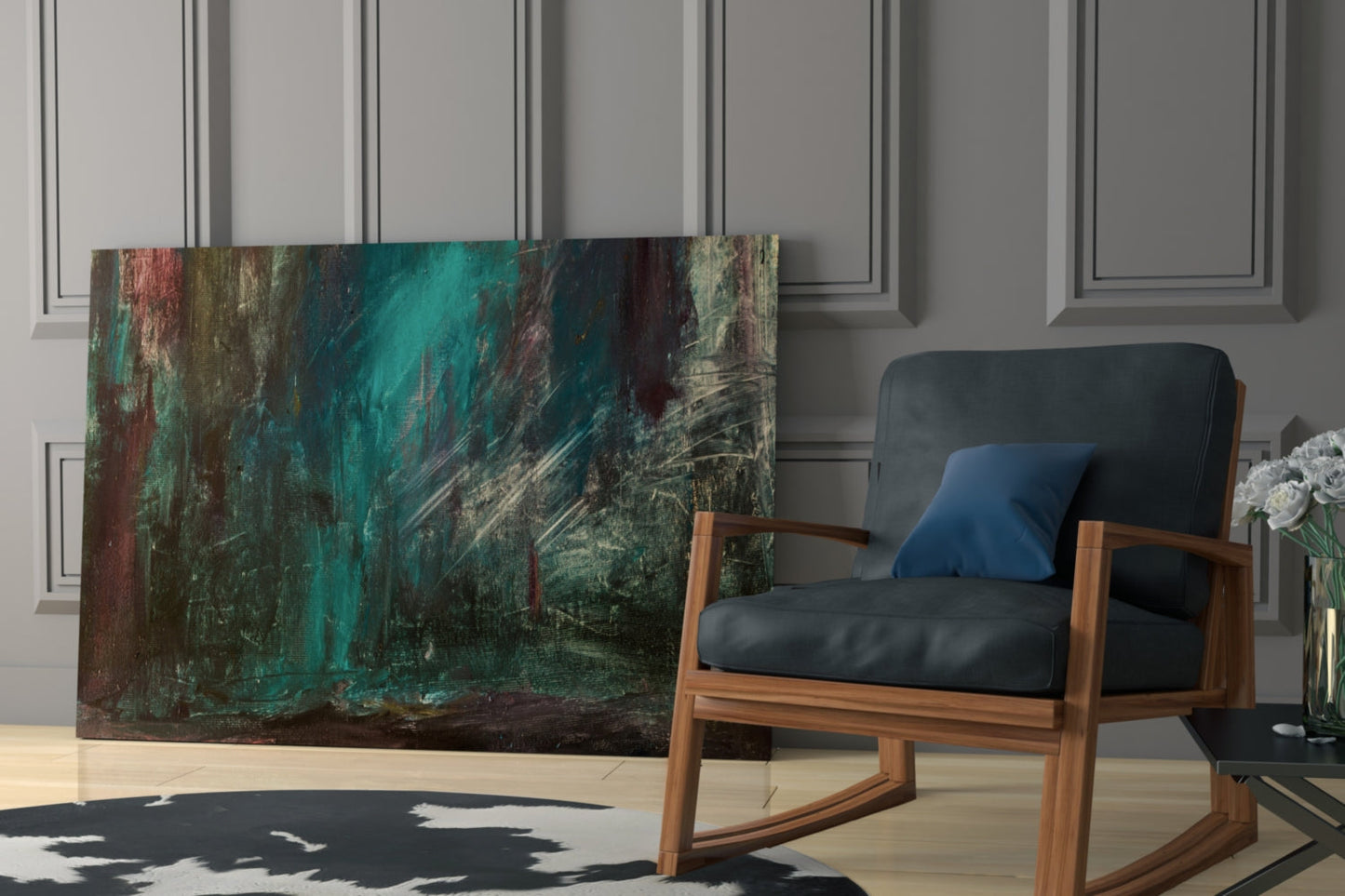 Insigneart USA Insigneart USA Abstract Colors Glass Wall Art
