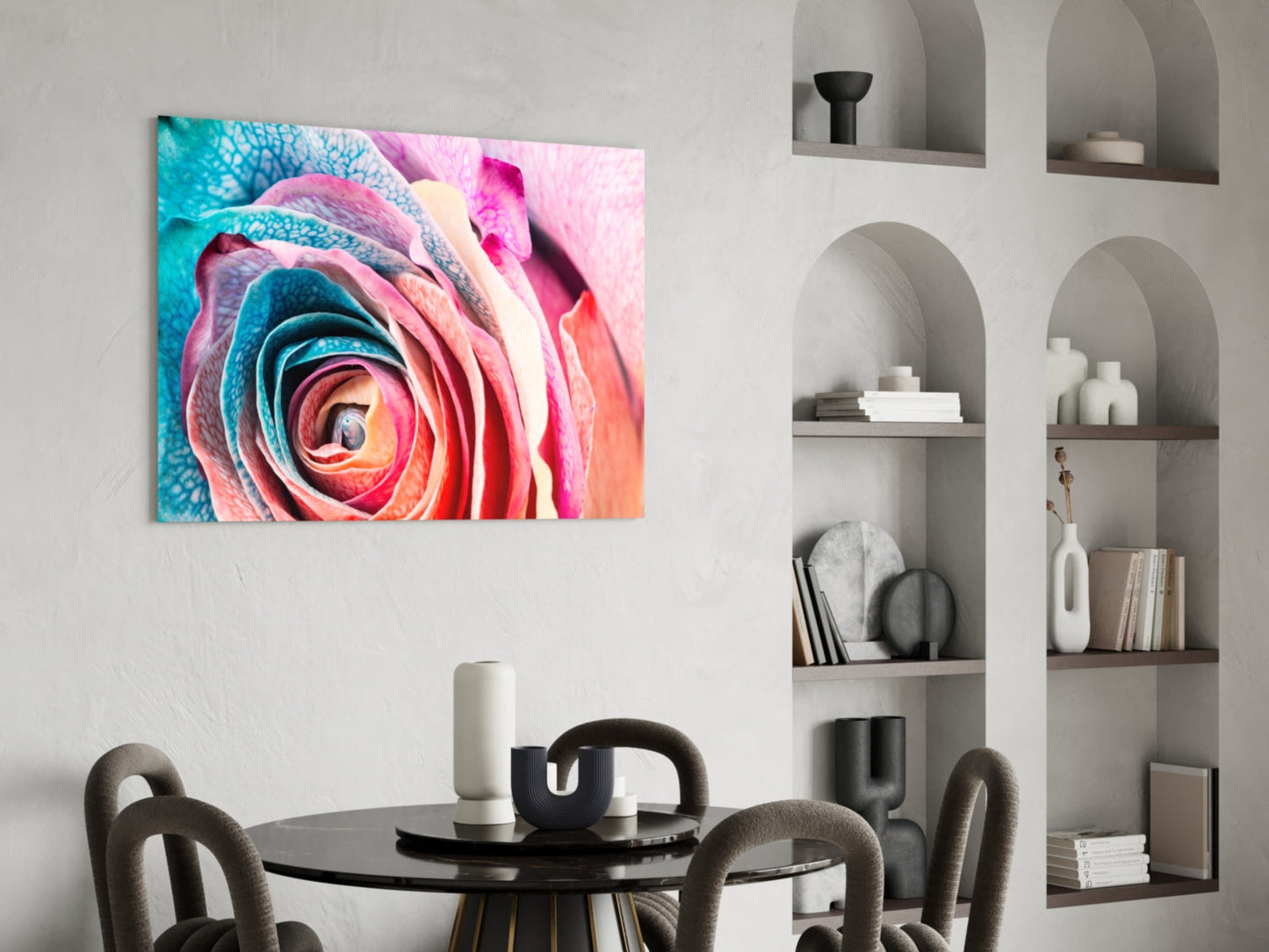 Insigneart USA Insigneart USA Colored Rose Glass Wall Art