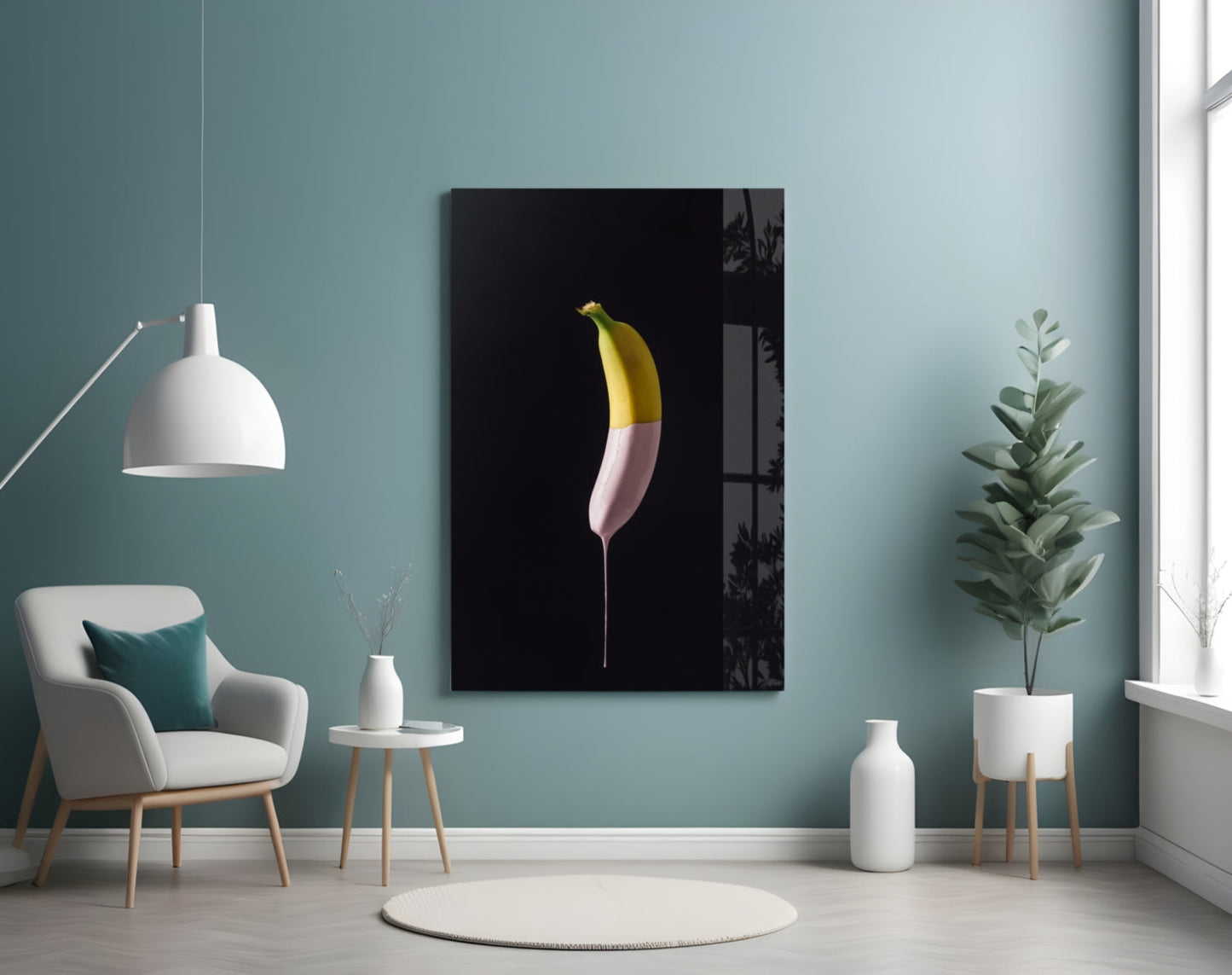 Insigneart USA Insigneart USA Banana Glass Wall Art