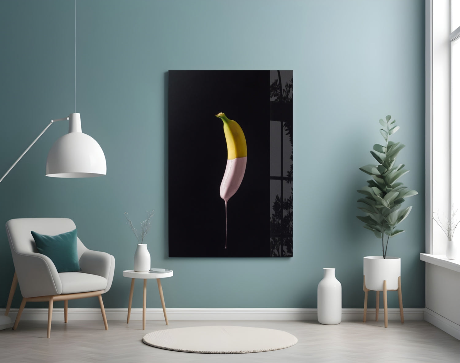 Insigneart USA Insigneart USA Banana Glass Wall Art