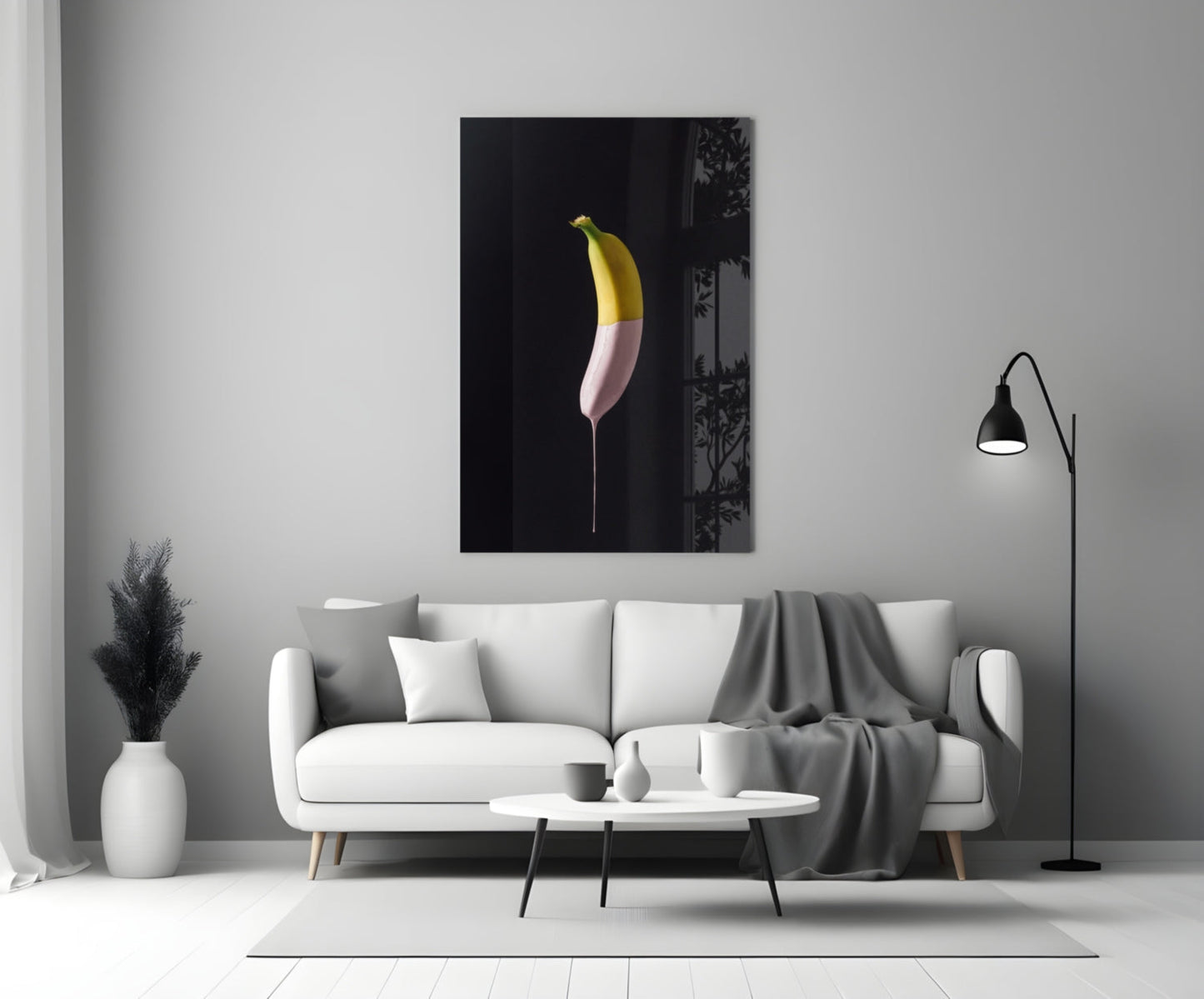 Insigneart USA Insigneart USA Banana Glass Wall Art