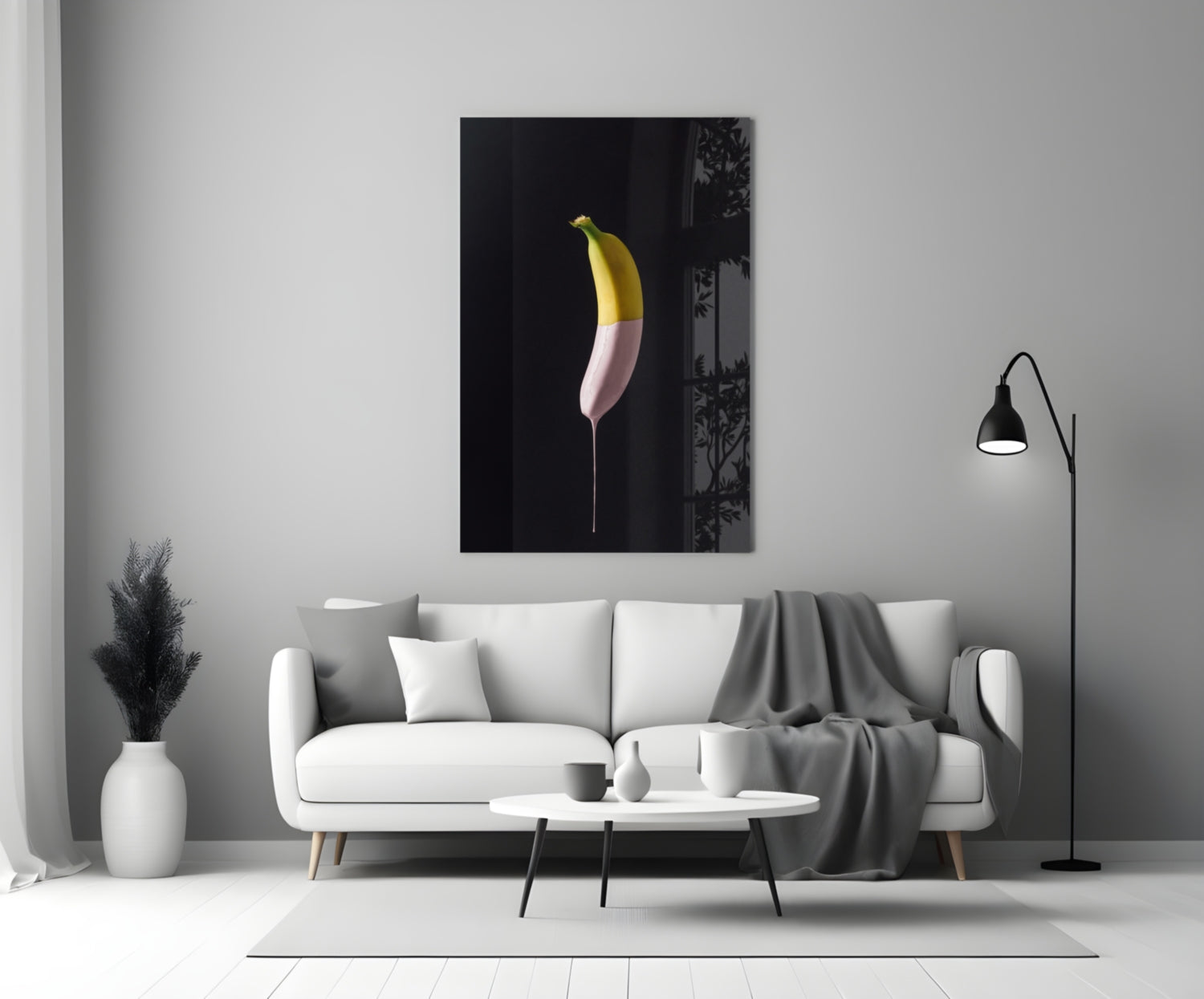 Insigneart USA Insigneart USA Banana Glass Wall Art